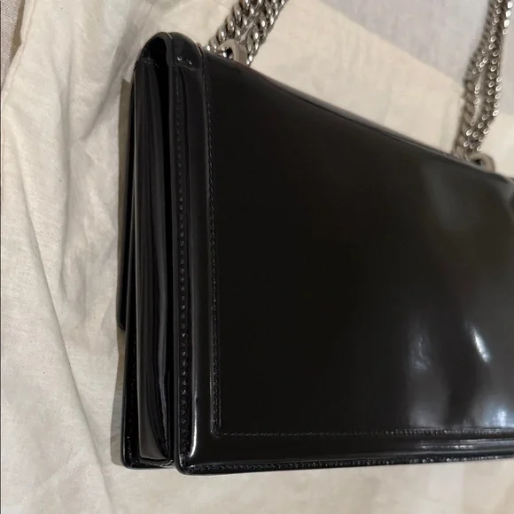 Salvatore Ferragamo Black Leather Shoulder Bag - Picture 9 of 13